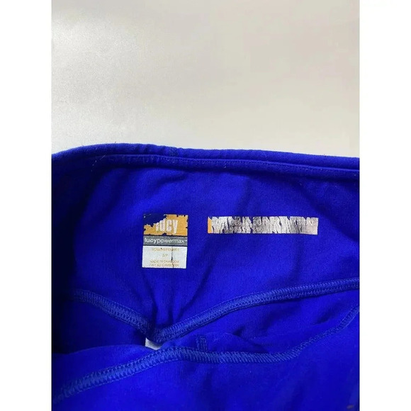 Lucy Active Women’s Size Small Blue Cropped Perfect Booty Collection - Picture 4 of 8